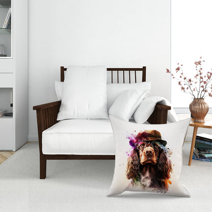 English Cocker Spaniel Splashart Pet Bed