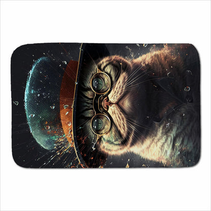 Shorthair Cat Splashart Sherpa Blanket