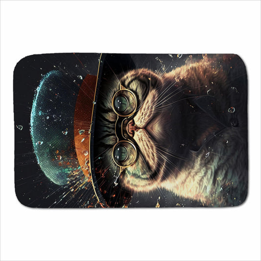 Shorthair Cat Splashart Sherpa Blanket