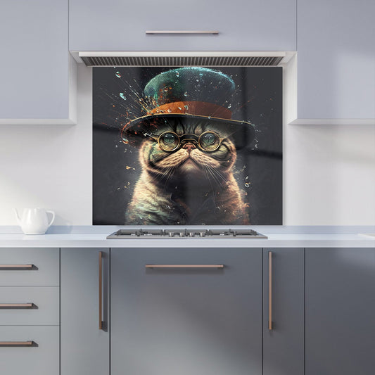 Shorthair Cat Splashart Kitchen Splashback
