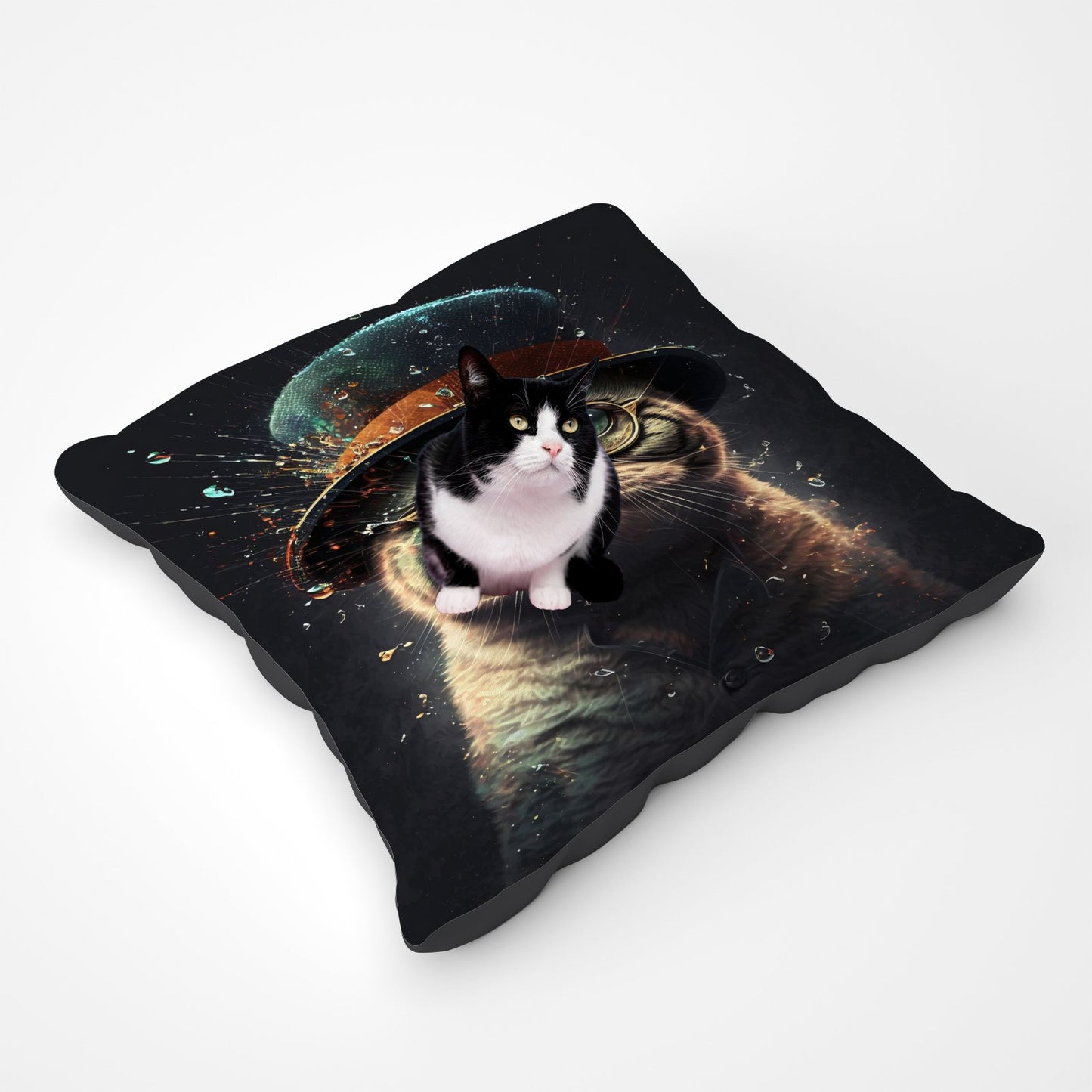 Shorthair Cat Splashart Pet Bed
