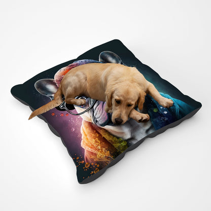 French Bulldog Dog Splashart Pet Bed