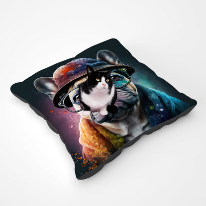 French Bulldog Dog Splashart Pet Bed