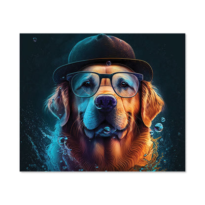 Golden Retriever Dog Kitchen Splashback