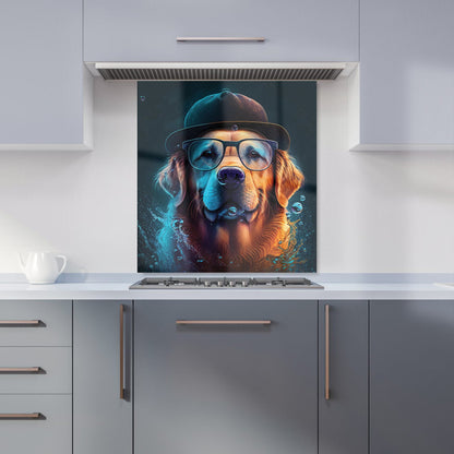Golden Retriever Dog Kitchen Splashback