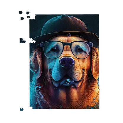 Golden Retriever Dog Jigsaw Puzzle