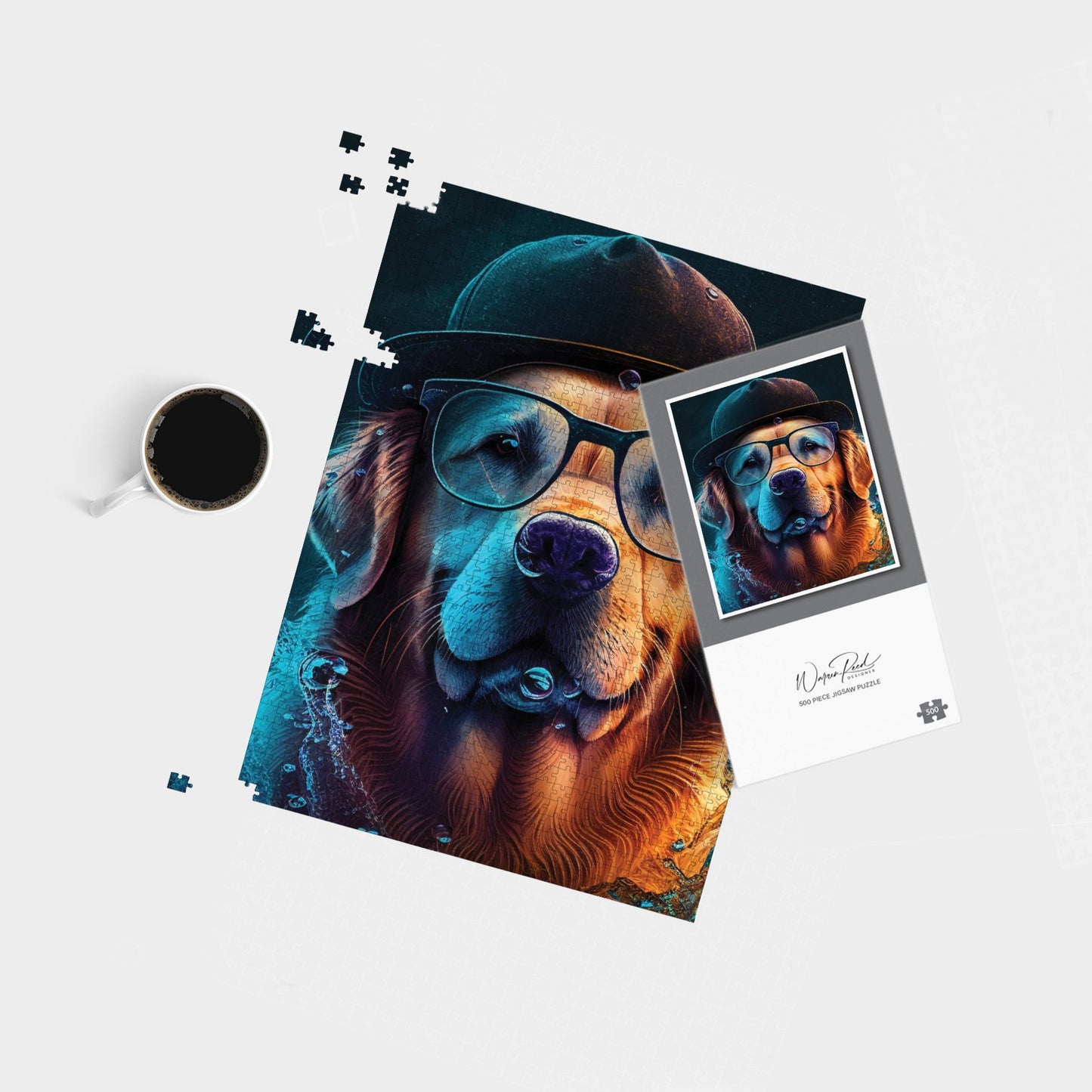 Golden Retriever Dog Jigsaw Puzzle