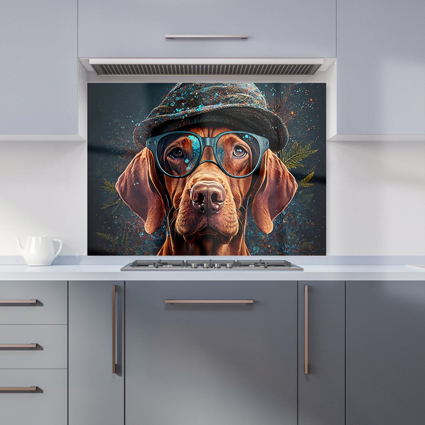 Hungarian Vizsla Dog Kitchen Splashback