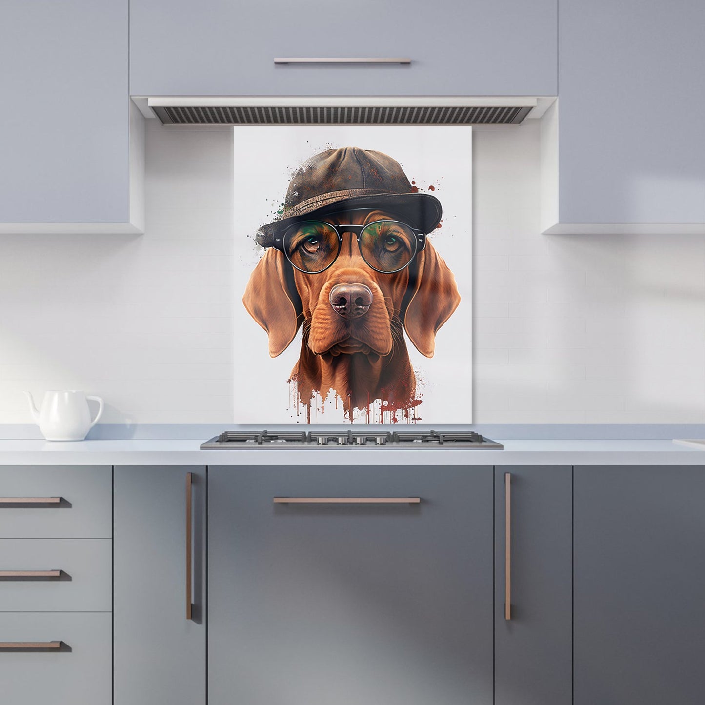 Hungarian Vizsla Dog Splashart Kitchen Splashback