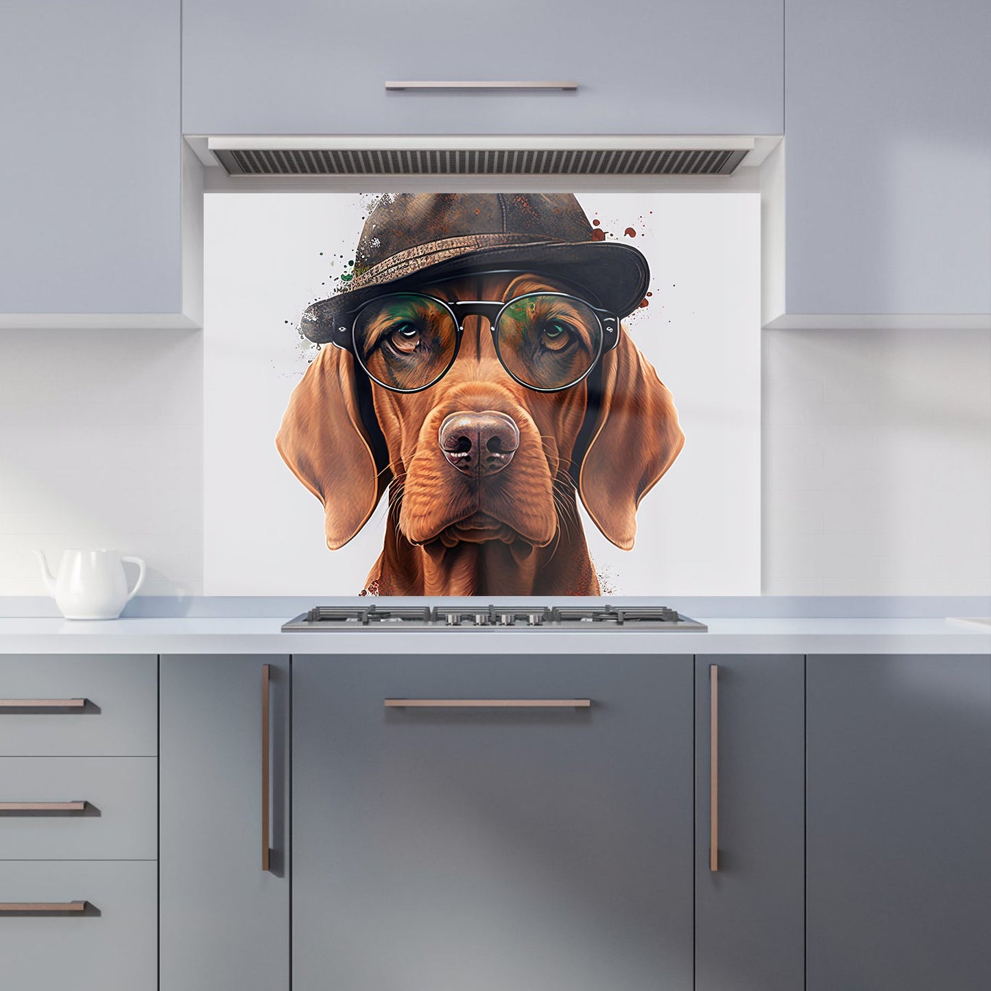 Hungarian Vizsla Dog Splashart Kitchen Splashback