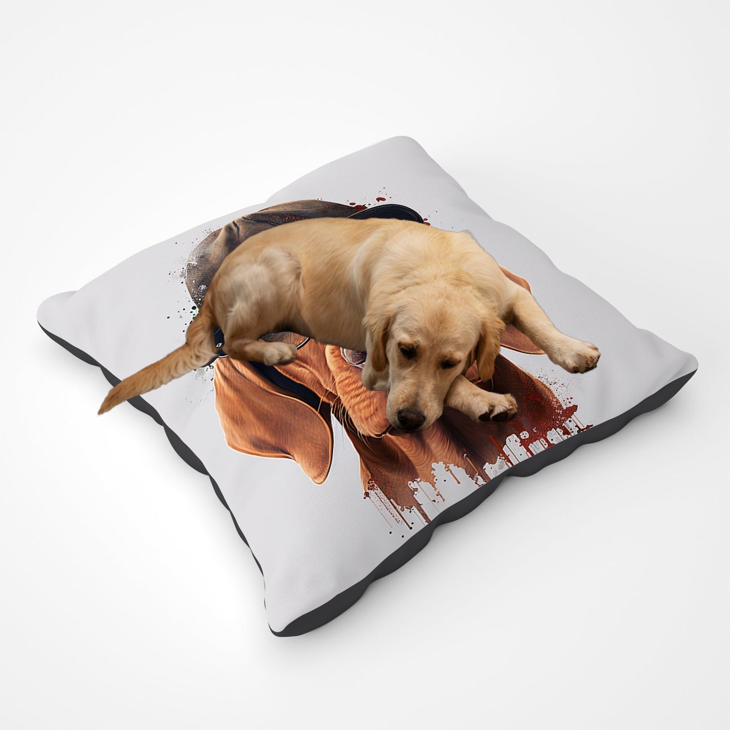 Hungarian Vizsla Dog Splashart Pet Bed