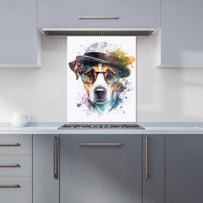 Jack Russell Dog Splashart Kitchen Splashback