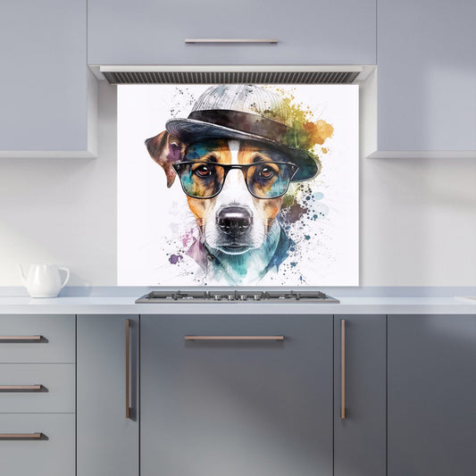 Jack Russell Dog Splashart Kitchen Splashback