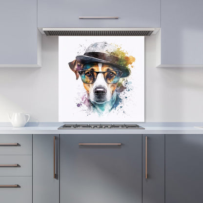 Jack Russell Dog Splashart Kitchen Splashback
