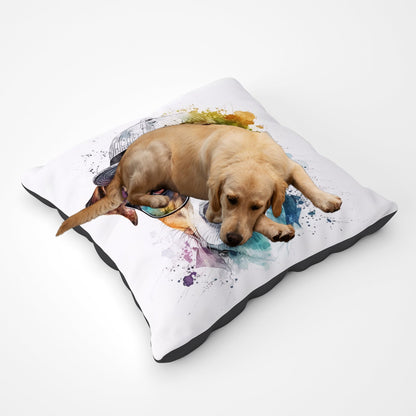 Jack Russell Dog Splashart Pet Bed