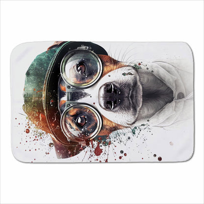 Jack Russell Terrier Dog Splashart Sherpa Blanket