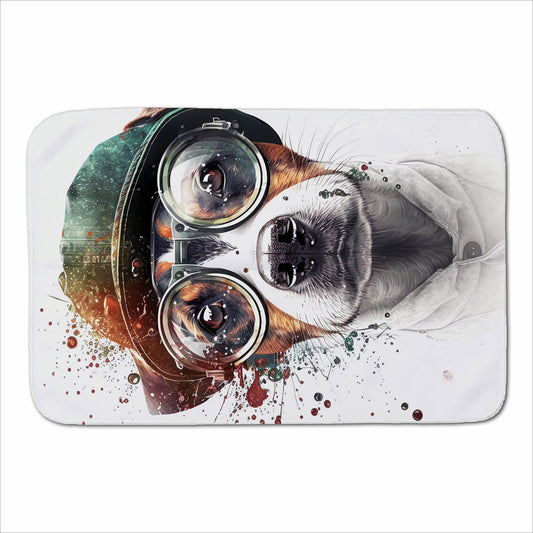 Jack Russell Terrier Dog Splashart Sherpa Blanket