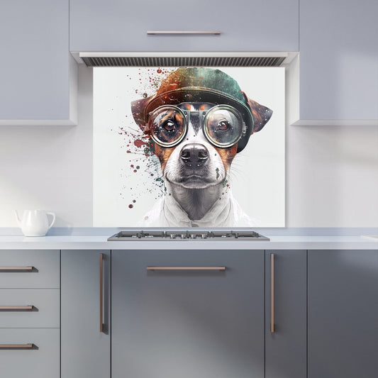 Jack Russell Terrier Dog Splashart Kitchen Splashback