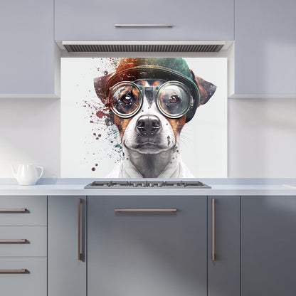 Jack Russell Terrier Dog Splashart Kitchen Splashback