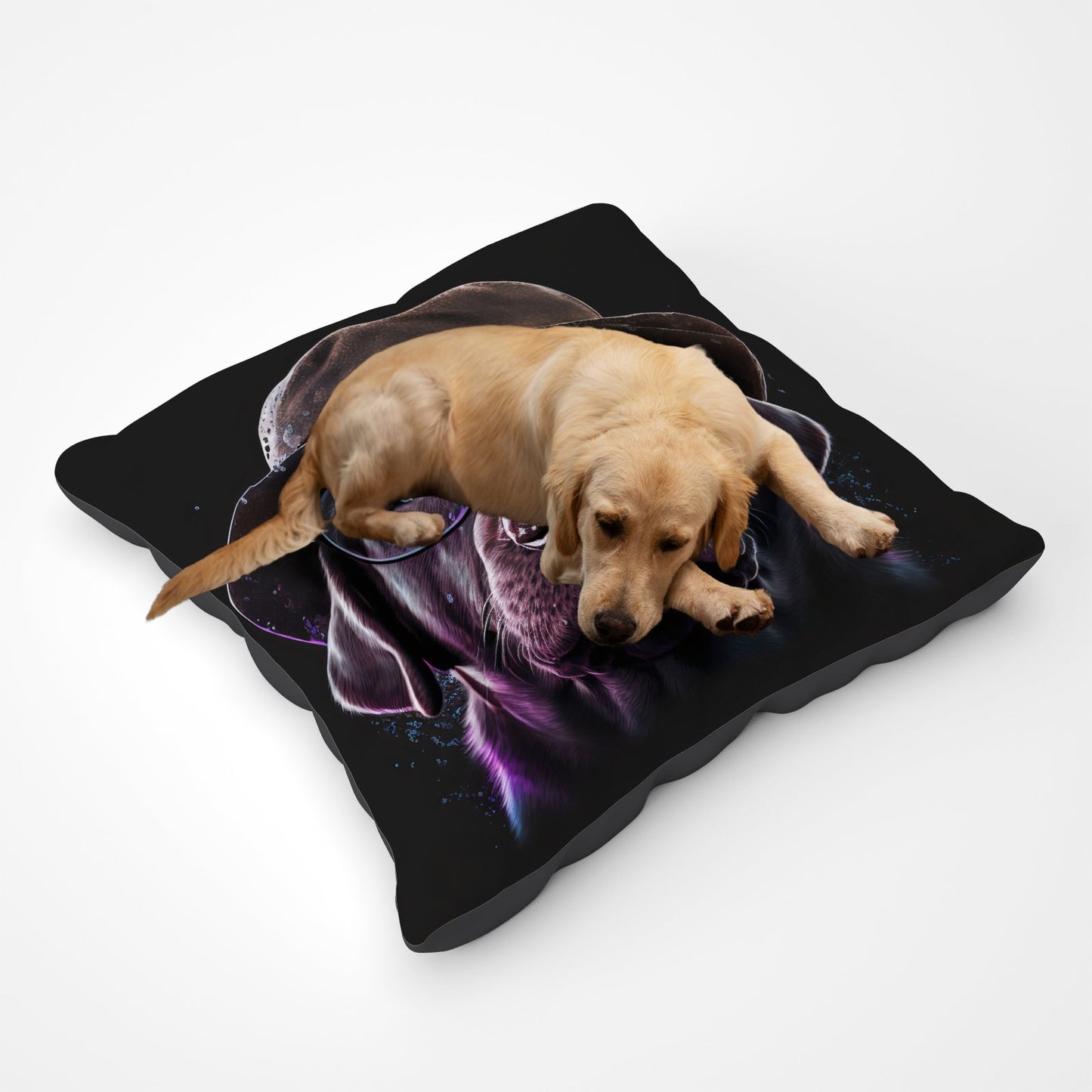 Labrador Retriever Dog Splashart Pet Bed