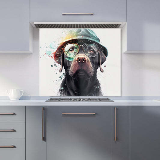 Splashart Labrador Retriever Dog  Kitchen Splashback