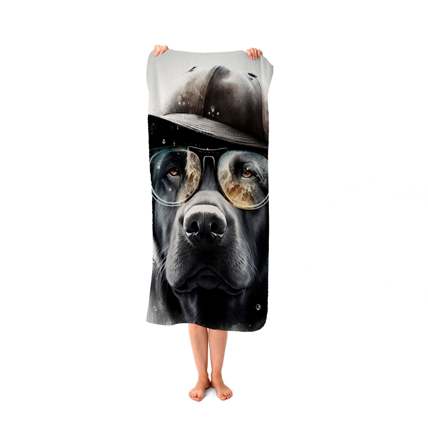 Labrador Retriever Dog Beach Towel