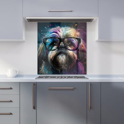 Lharsa Apso Dog Face Splashart Kitchen Splashback