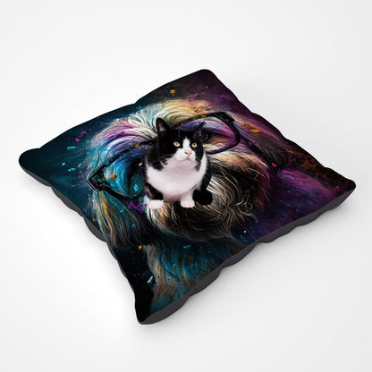 Lharsa Apso Dog Face Splashart Pet Bed