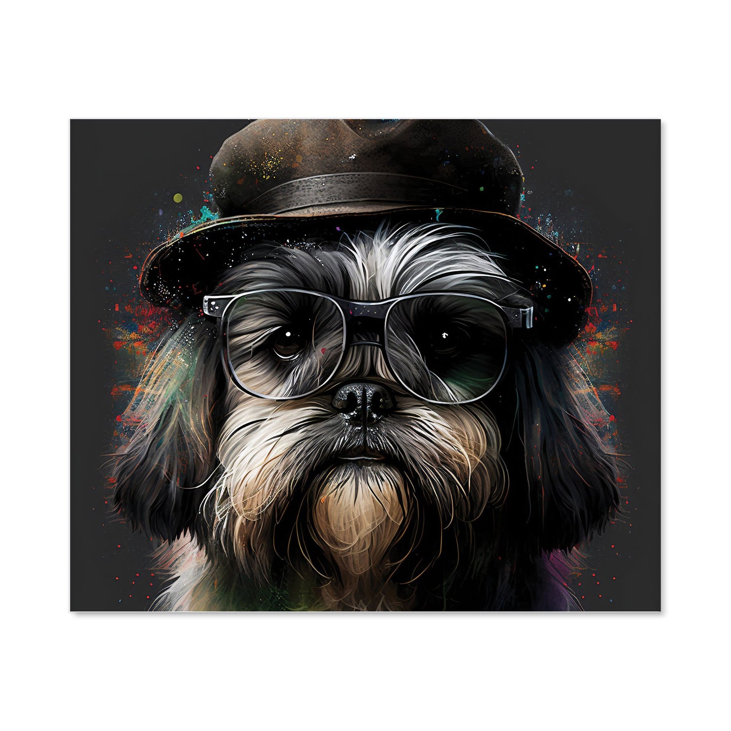 Lhasa Apso Dog Splashart Kitchen Splashback
