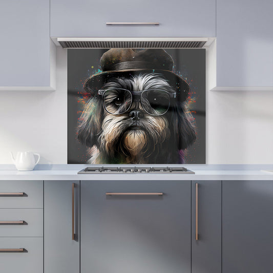 Lhasa Apso Dog Splashart Kitchen Splashback