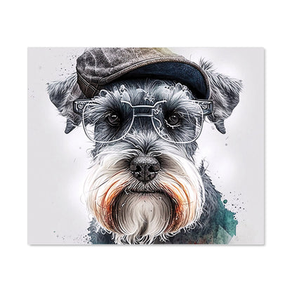 Miniature Schnauzer Dog Splashart Kitchen Splashback