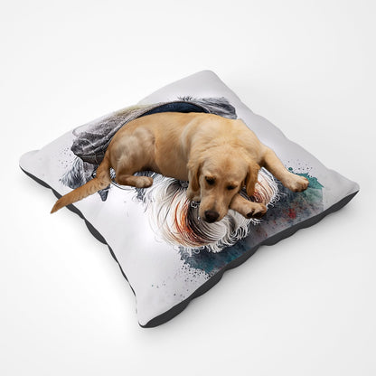 Miniature Schnauzer Dog Splashart Pet Bed