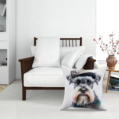 Miniature Schnauzer Dog Splashart Pet Bed