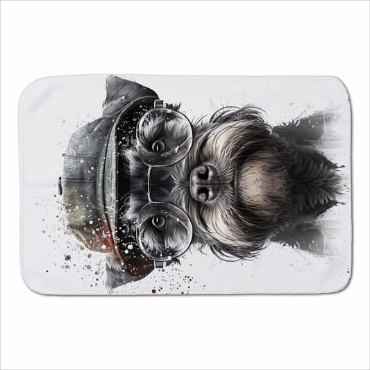 Miniature Schnauzer Dog Sherpa Blanket