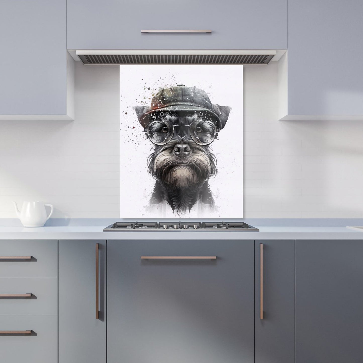 Miniature Schnauzer Dog Kitchen Splashback