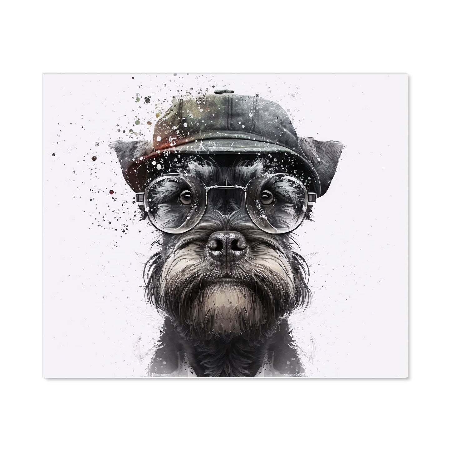 Miniature Schnauzer Dog Kitchen Splashback