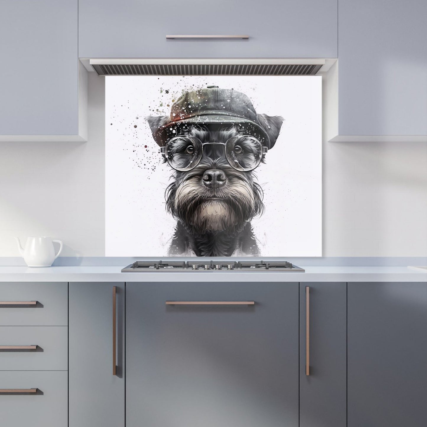 Miniature Schnauzer Dog Kitchen Splashback