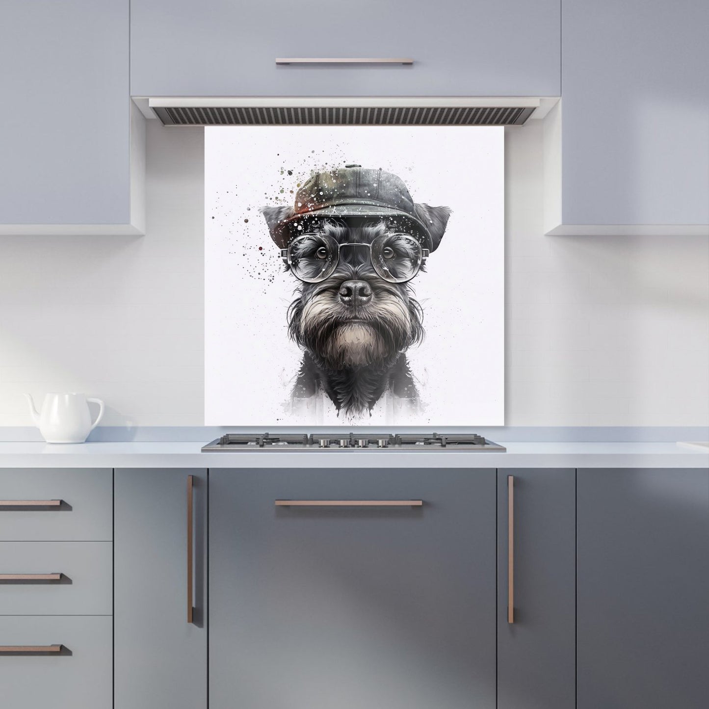 Miniature Schnauzer Dog Kitchen Splashback