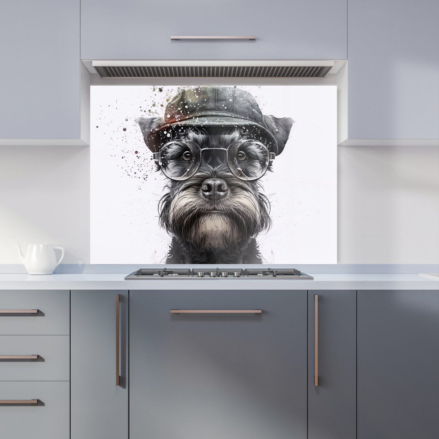 Miniature Schnauzer Dog Kitchen Splashback