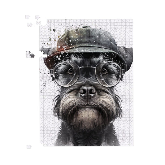 Miniature Schnauzer Dog Jigsaw Puzzle