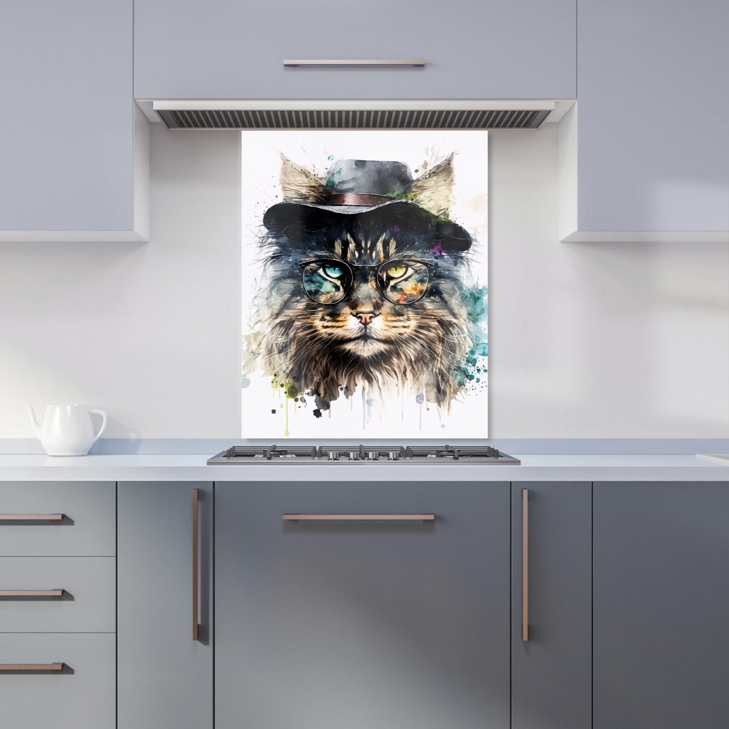 Norwegian Forest Cat Splashart Kitchen Splashback