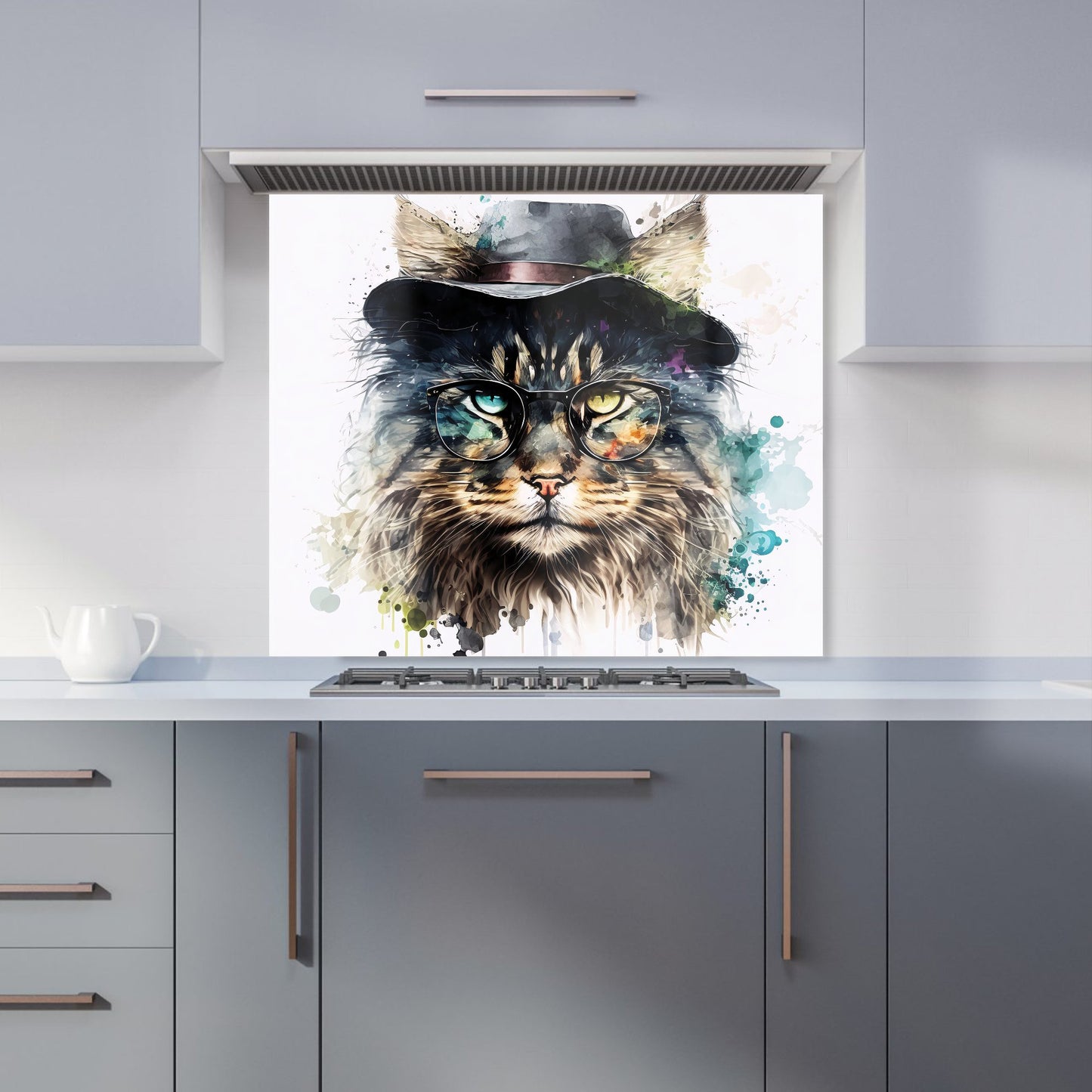 Norwegian Forest Cat Splashart Kitchen Splashback