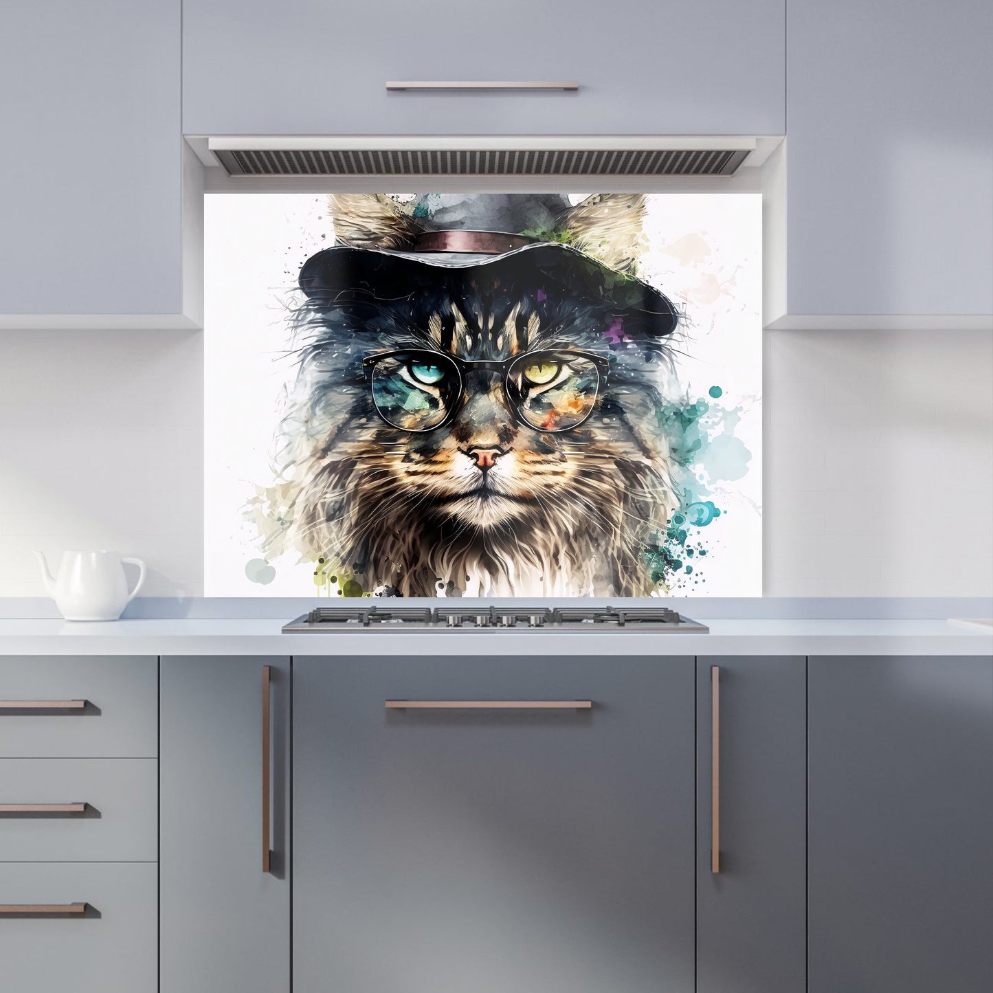 Norwegian Forest Cat Splashart Kitchen Splashback
