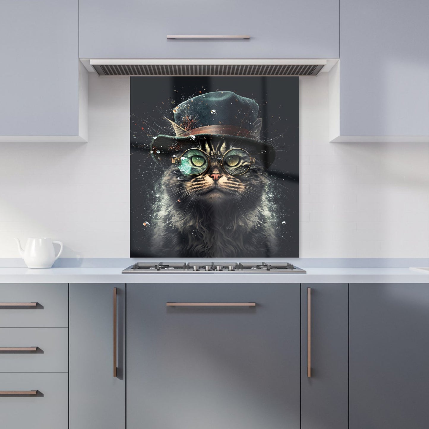 Norwegian Forest Cat Kitchen Splashback