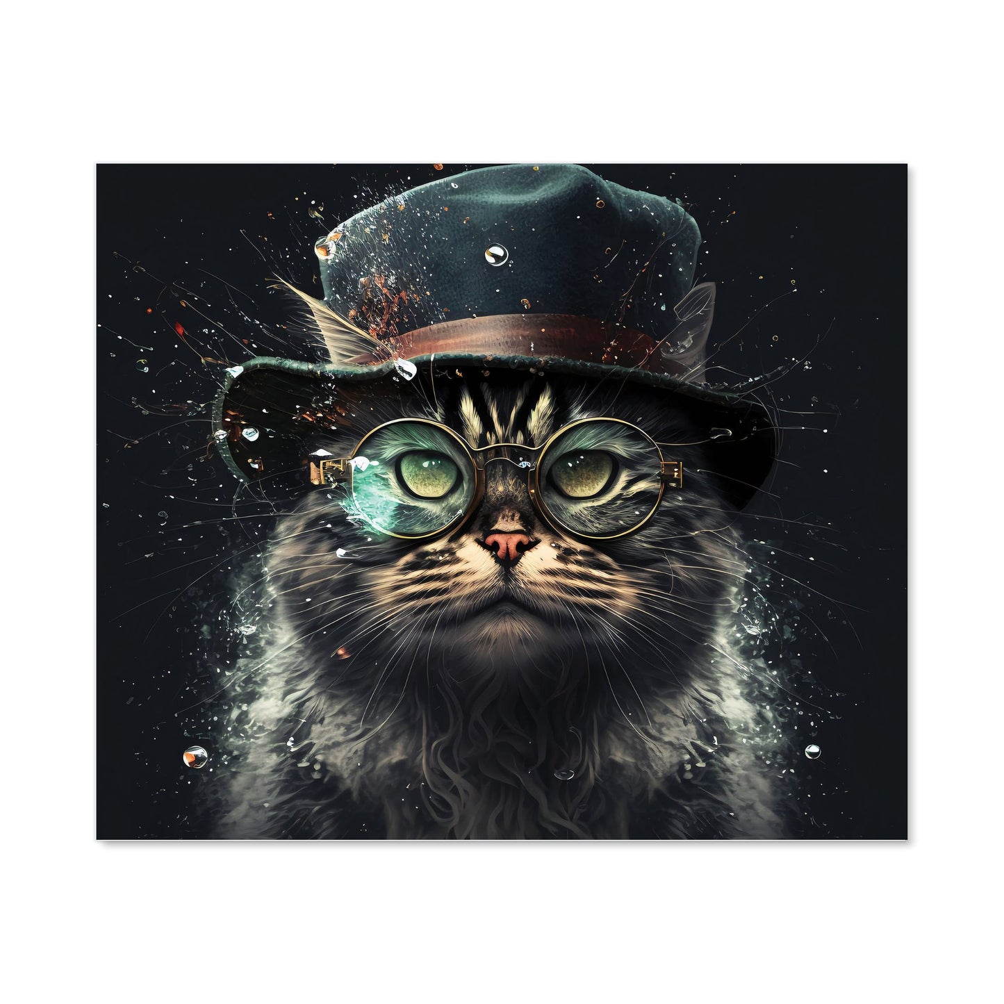 Norwegian Forest Cat Kitchen Splashback
