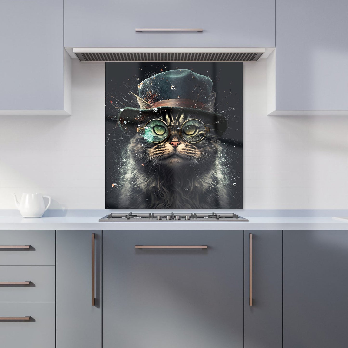 Norwegian Forest Cat Kitchen Splashback