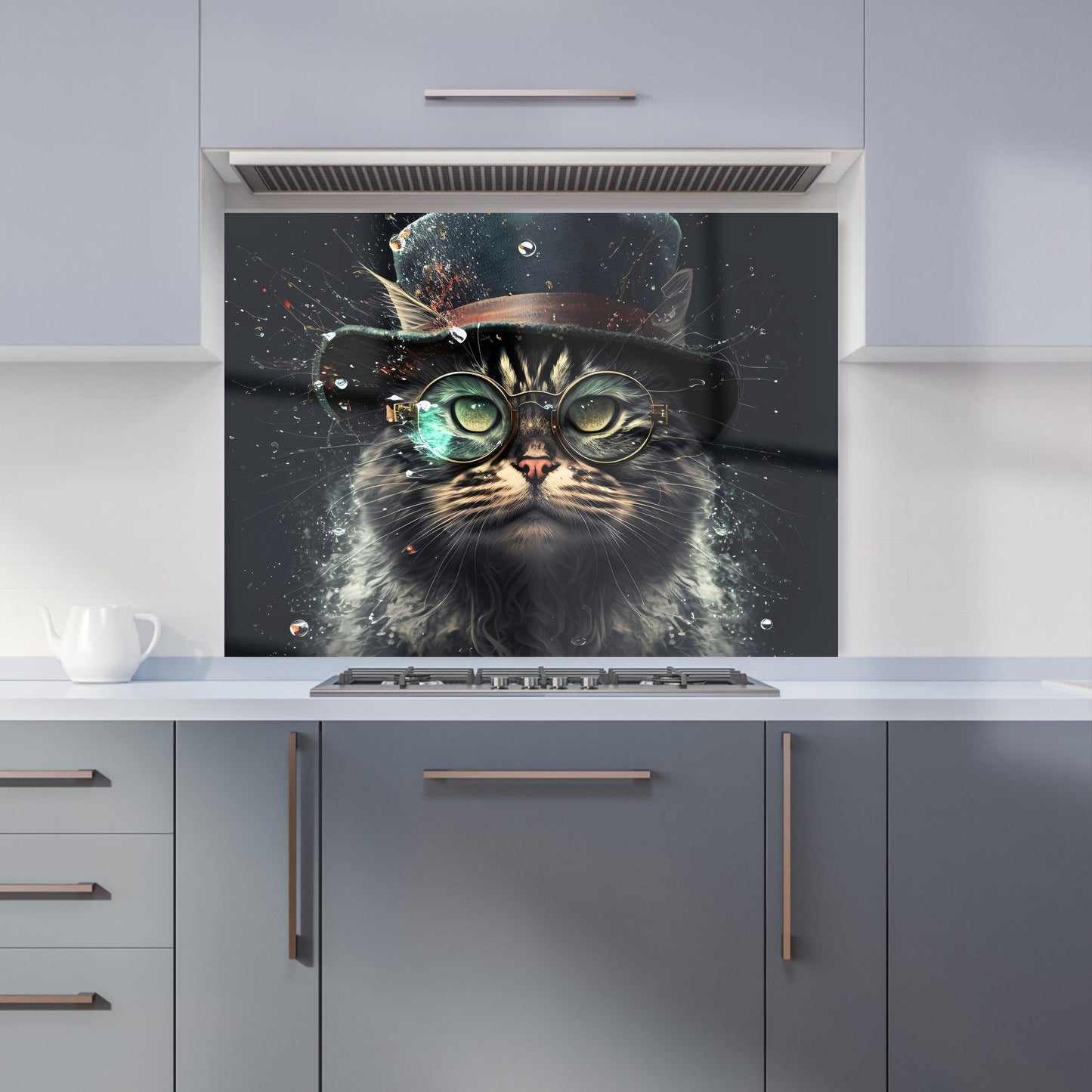 Norwegian Forest Cat Kitchen Splashback