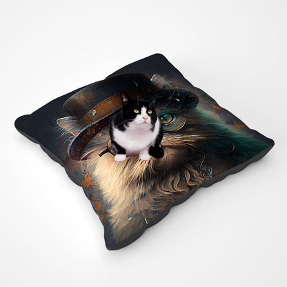 Persian Cat With Glasses Splashart Pet Bed