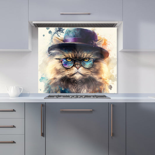 Persian Cat Splashart Kitchen Splashback