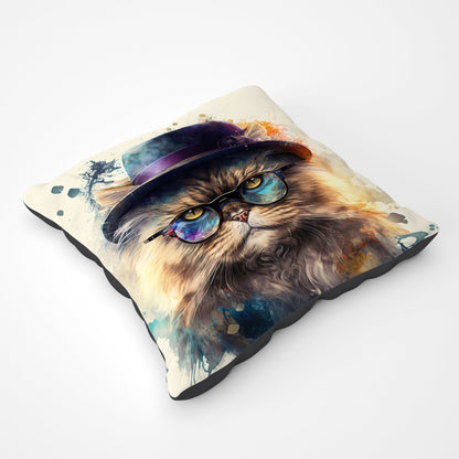 Persian Cat Splashart Pet Bed